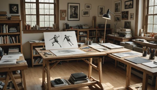 Dessins de sport et ateliers manuels